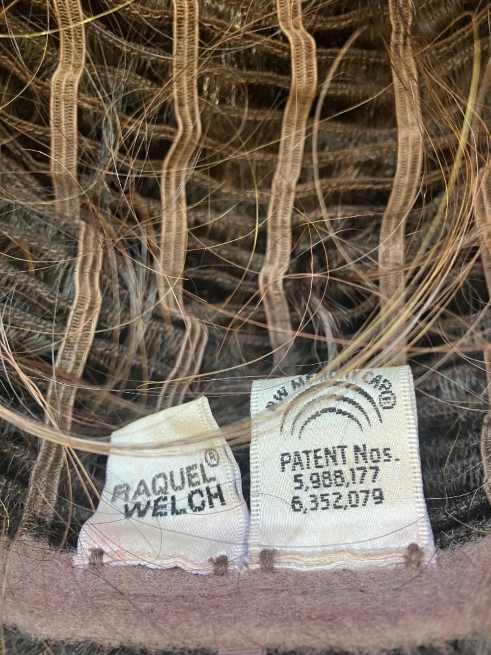 Raquel Welch Brown Highlighted Wig